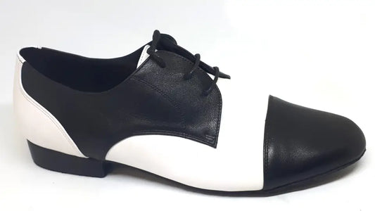 Classique cuir - noir et blanc