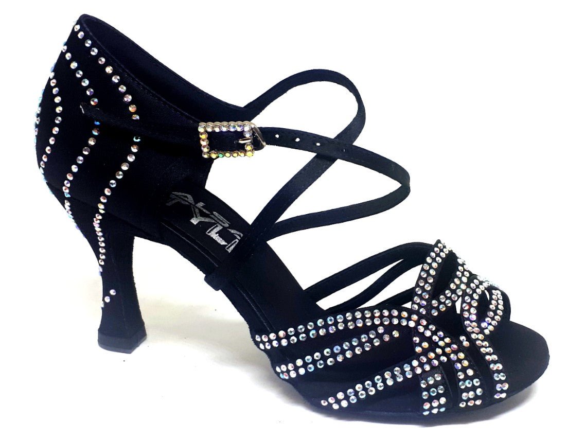 Crystal Black - 3" for salsa and bachata dancing