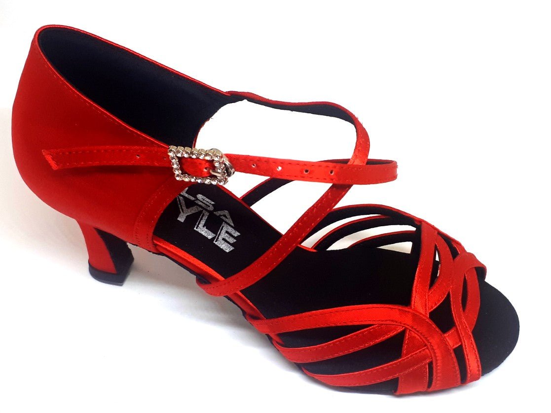 Crystal Red - 2.5" for salsa and bachata dancing