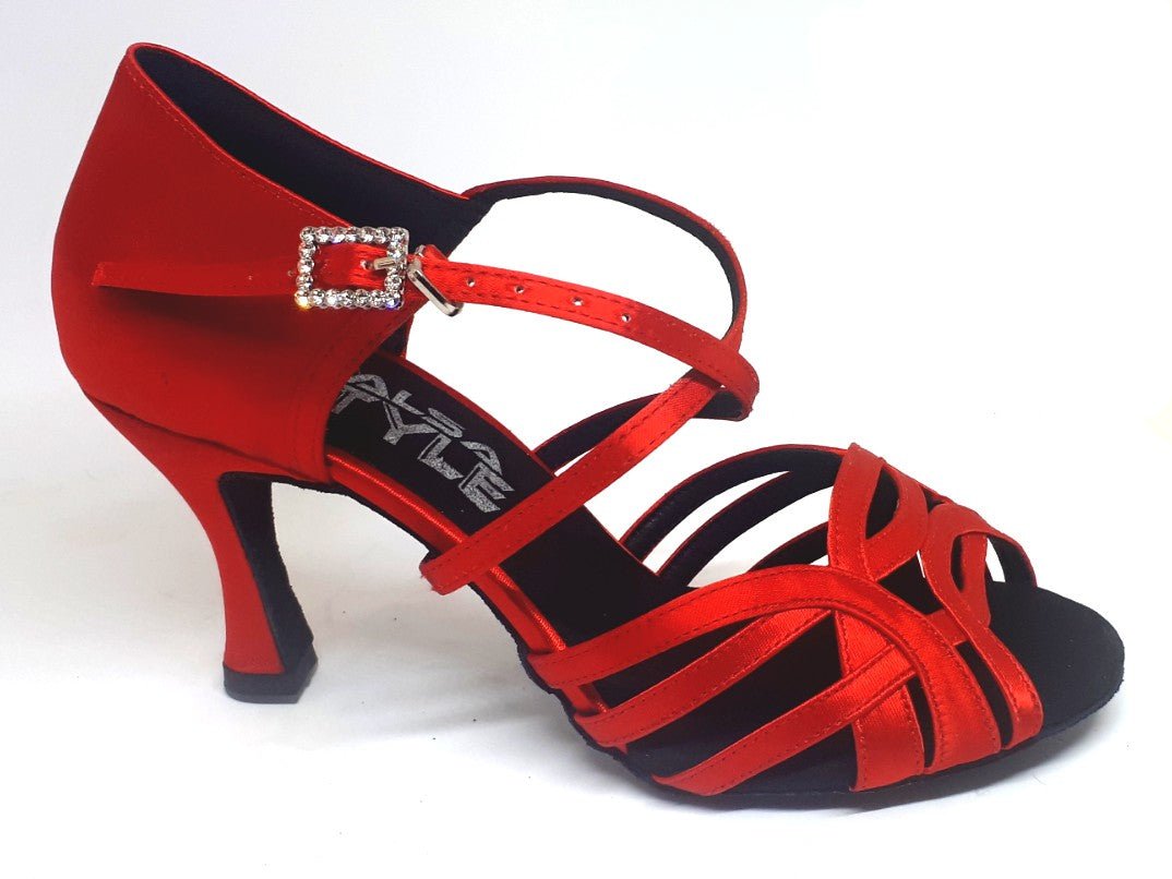 Crystal Red - 3" for salsa and bachata dancing