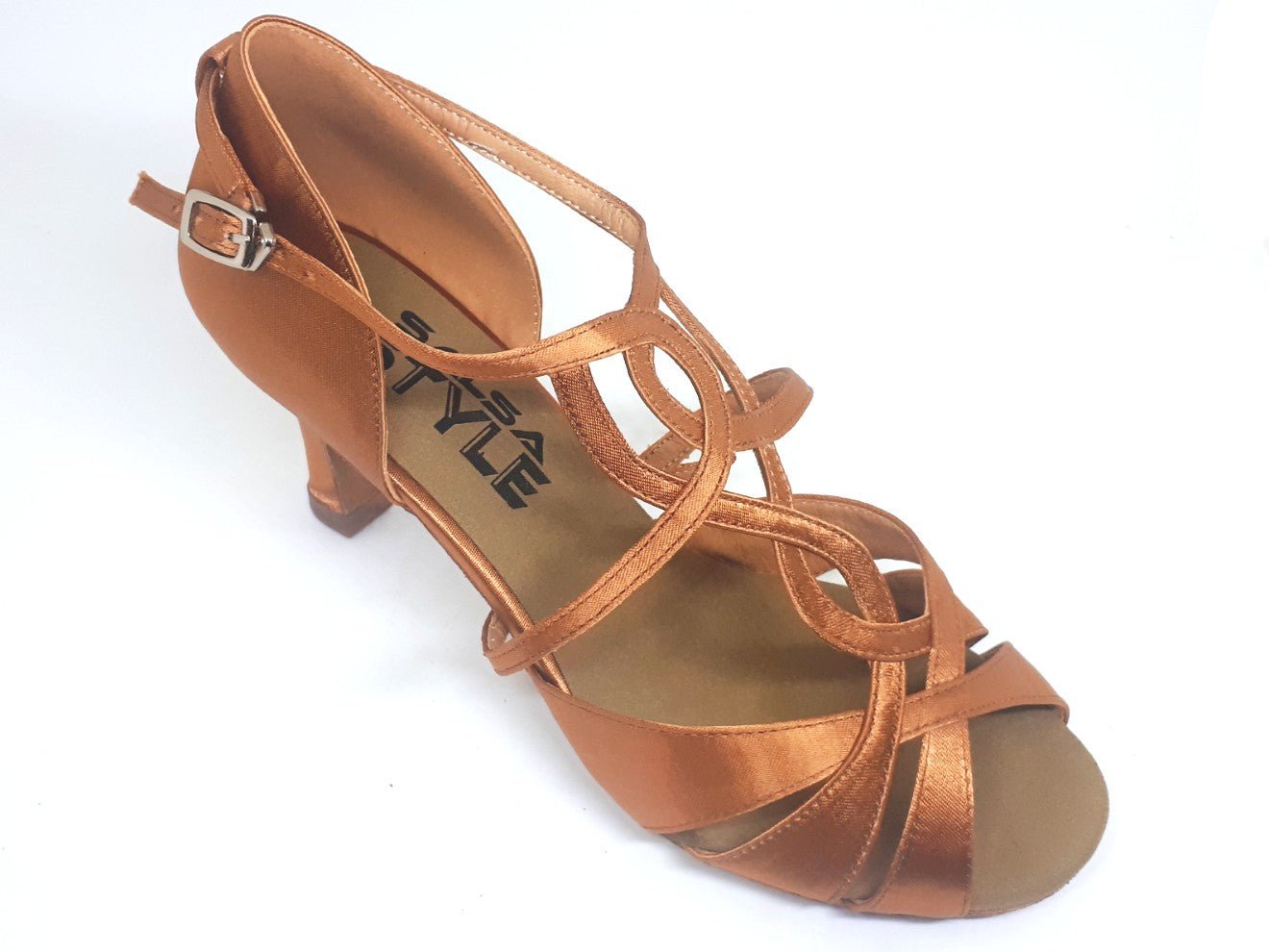 Galena Dark Tan - 2.5" for salsa and bachata dancing