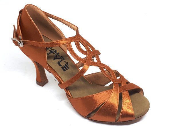 Galena dark tan - 3" for salsa and bachata dancing