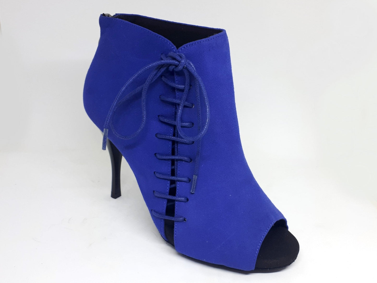 Lazuli Blue suede - Stiletto for salsa and bachata dancing