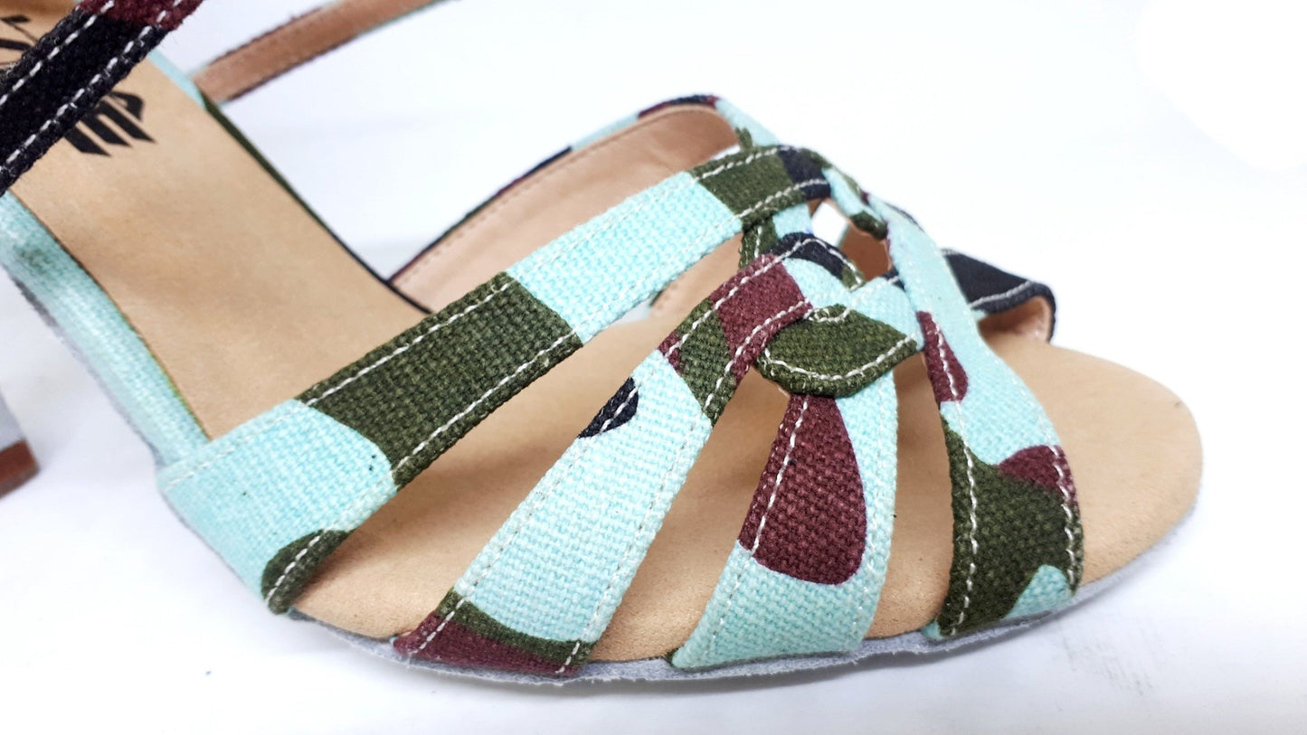 Mica Turquoise - 3.3" for salsa and bachata dancing