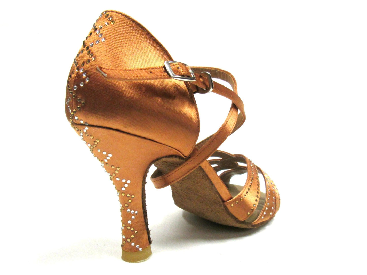 Mica Dark Tan - 3" for salsa and bachata dancing