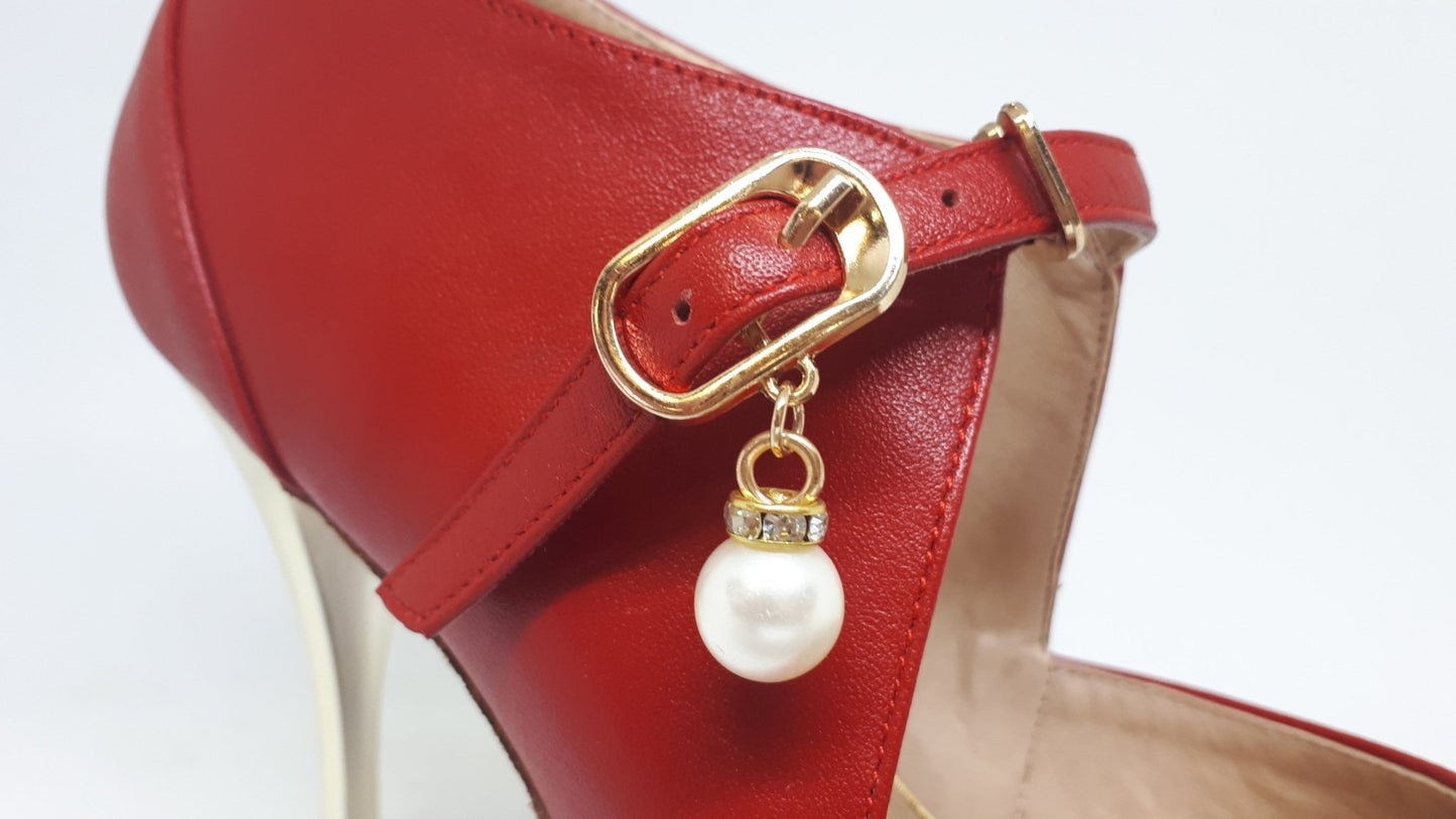 Olivine Red - Stiletto for salsa and bachata dancing
