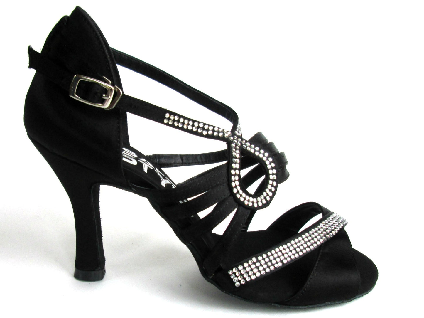 Quartz Black - 3.3" for salsa and bachata dancing