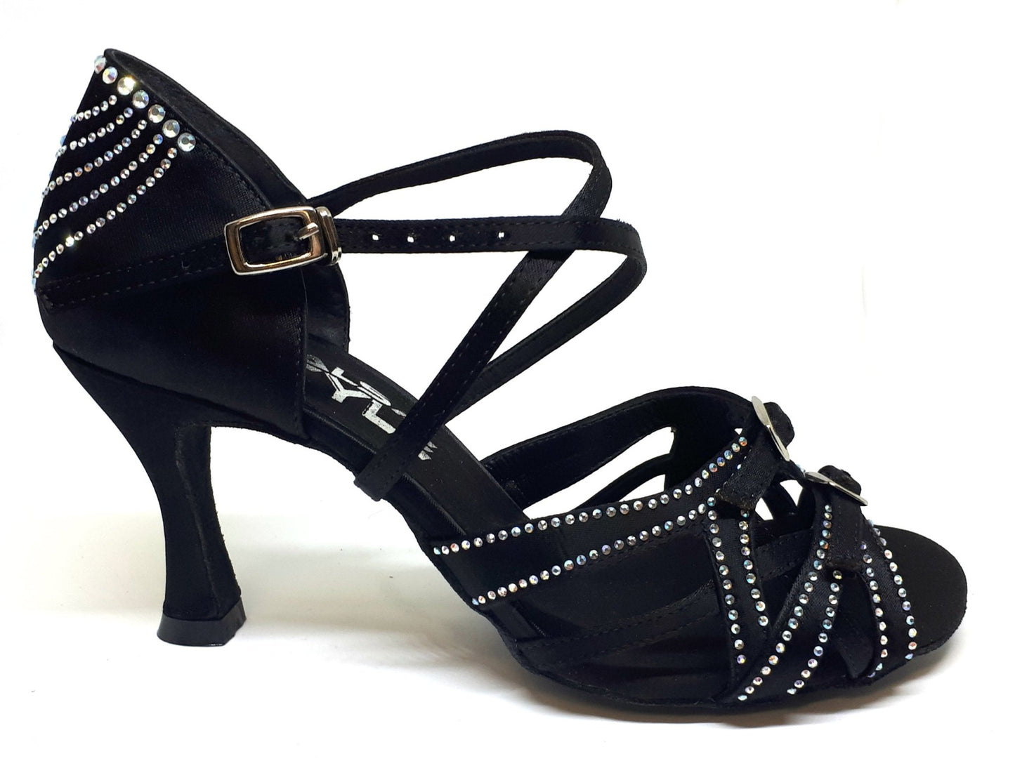 Ruby Black - 3" for salsa and bachata dancing