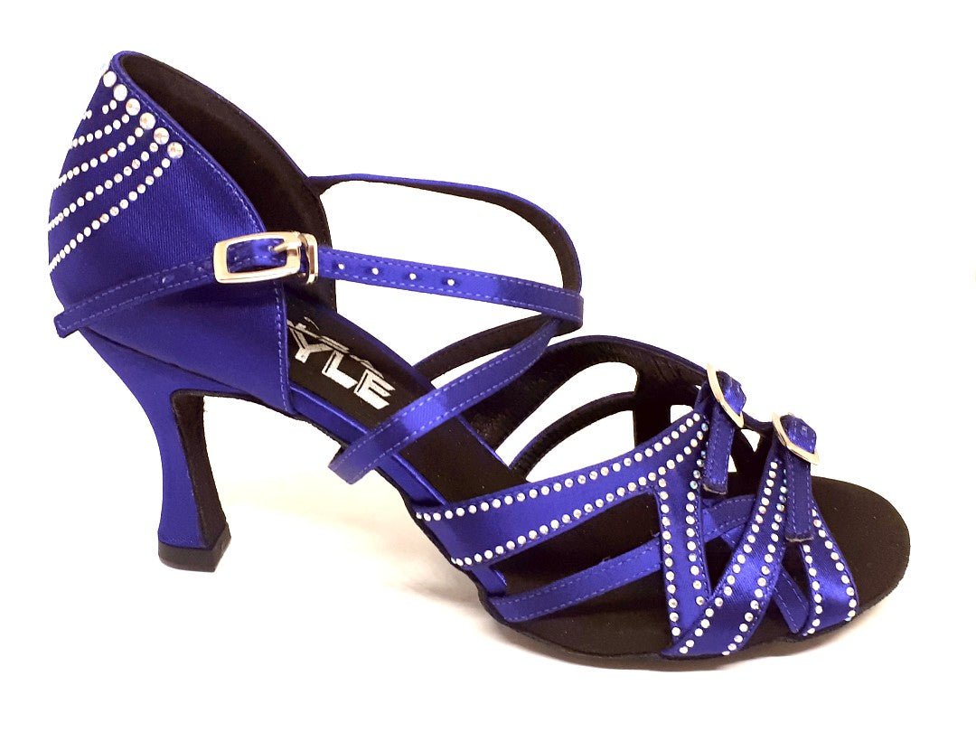 Ruby blue - 3" for salsa and bachata dancing