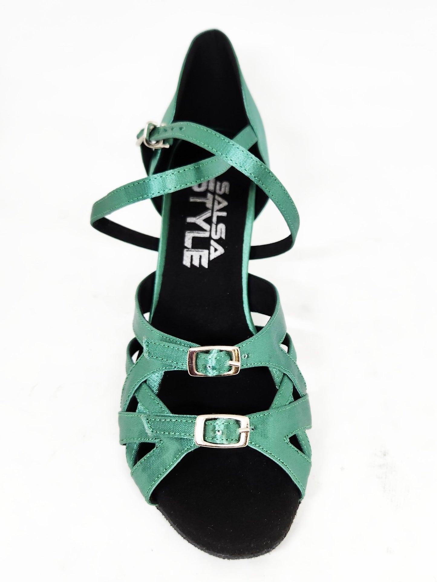 Ruby Green - 2.5" for salsa and bachata dancing