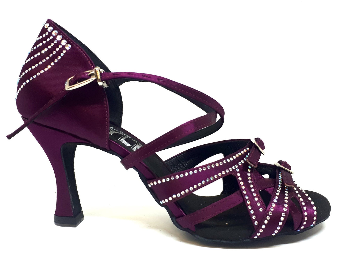 Ruby Purple - 3" for salsa and bachata dancing