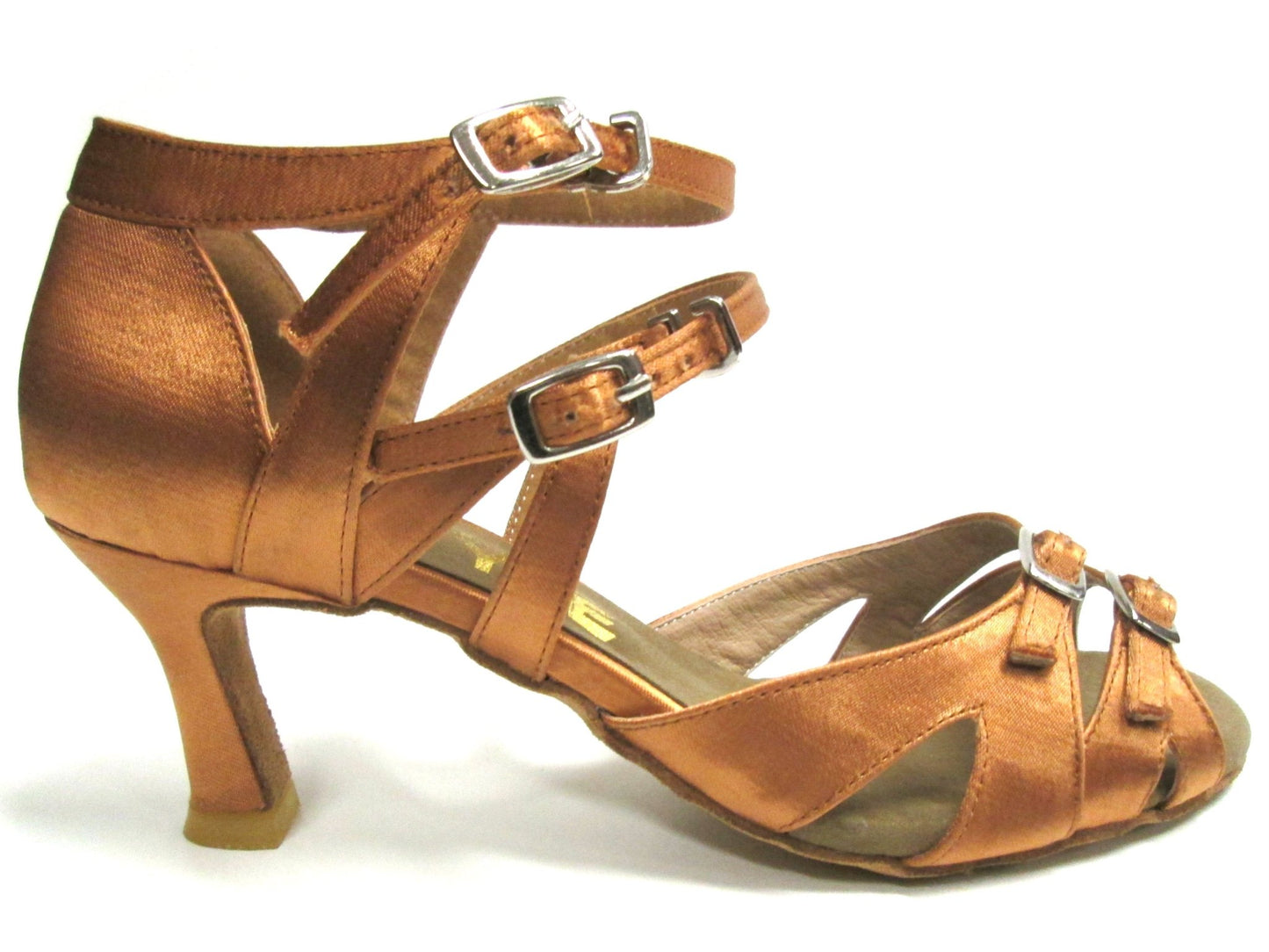 Tosca dark tan - 2.5" for salsa and bachata dancing
