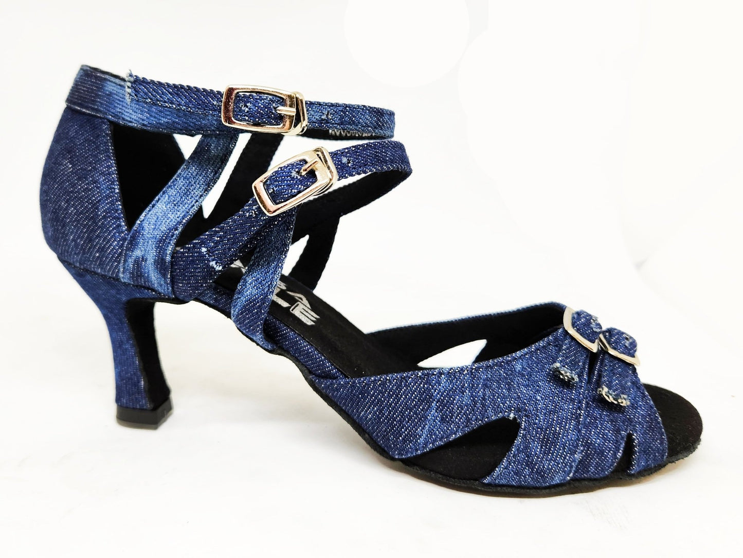 Tosca Denim - 2.5" for salsa and bachata dancing