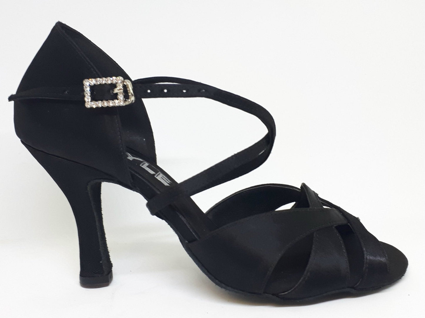 Zircon Black (no stones) - 3" for salsa and bachata dancing