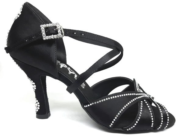 Zircon Black - 3" for salsa and bachata dancing