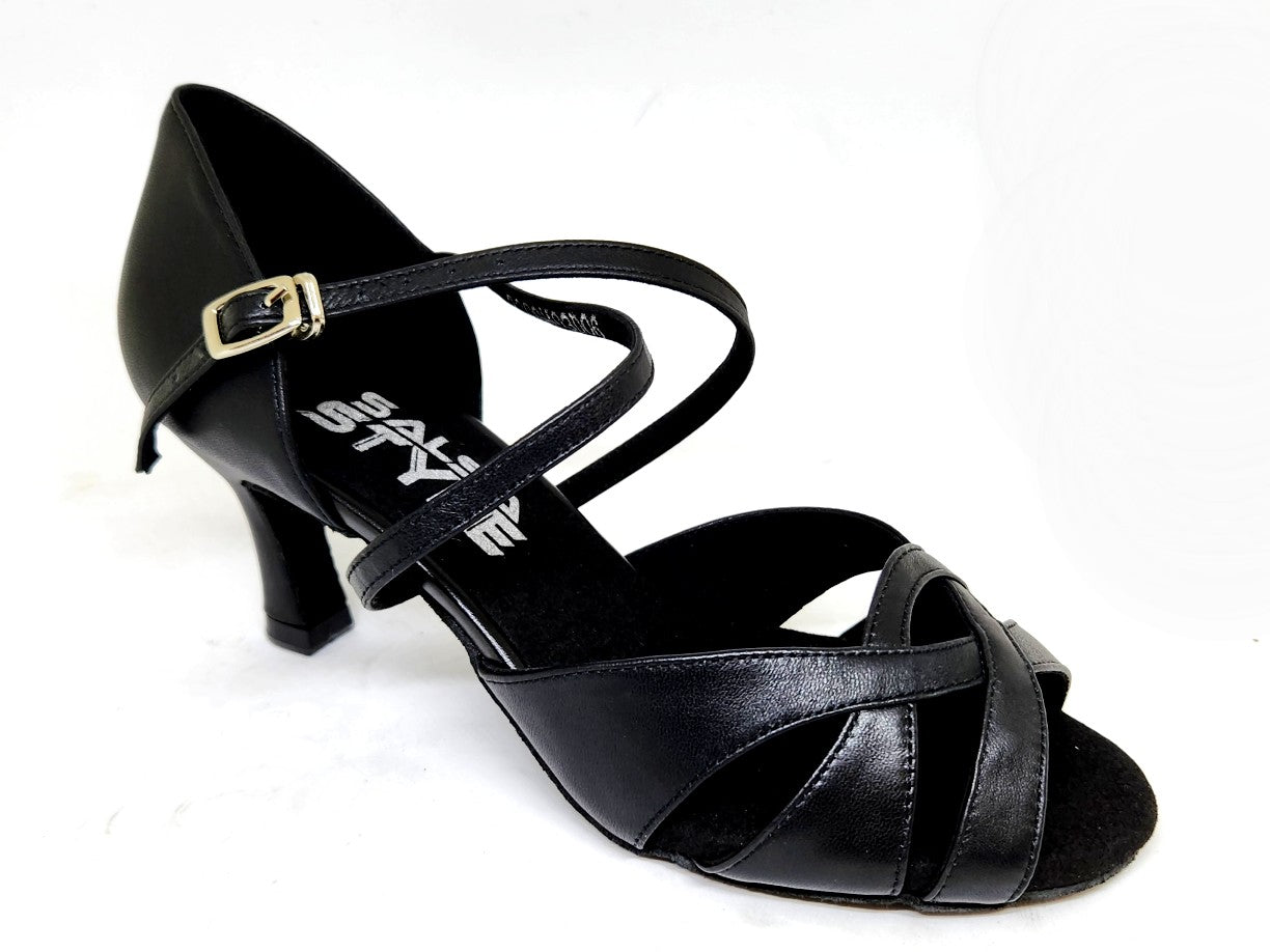 Zircon Cuir Noir- 2.5"