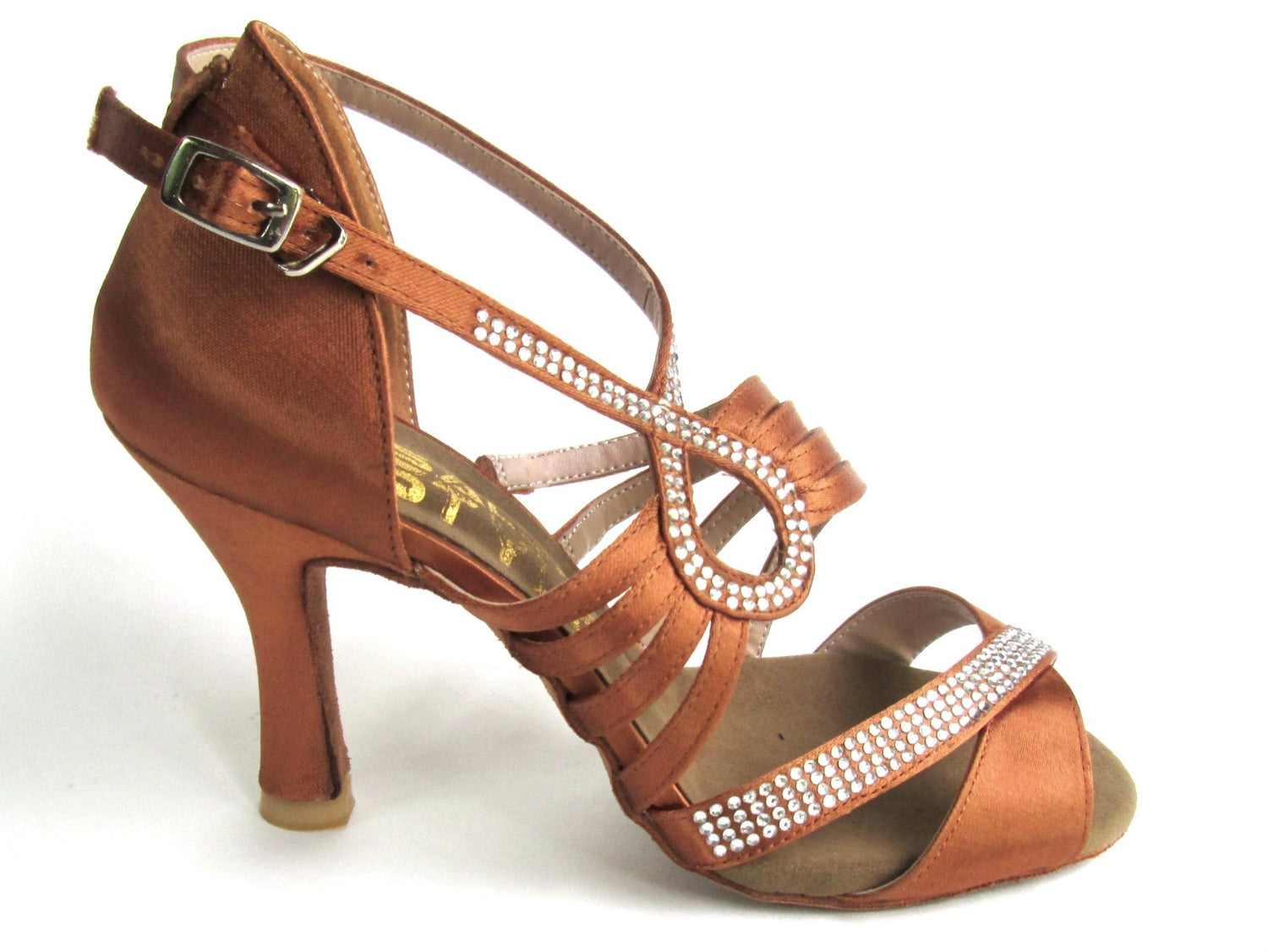 Quartz Dark Tan - 3.3" for salsa and bachata dancing