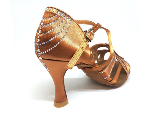 Ruby Dark Tan - 3" for salsa and bachata dancing