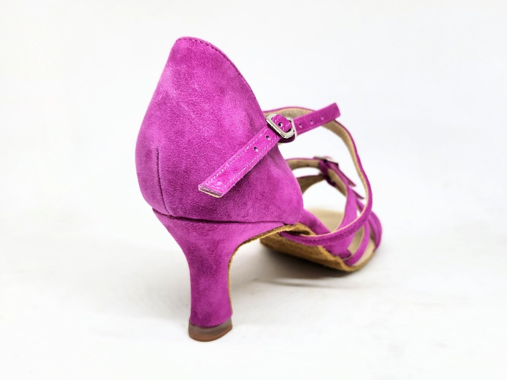 Ruby Fuchsia - 2.5" Shoes for salsa and bachata dancing